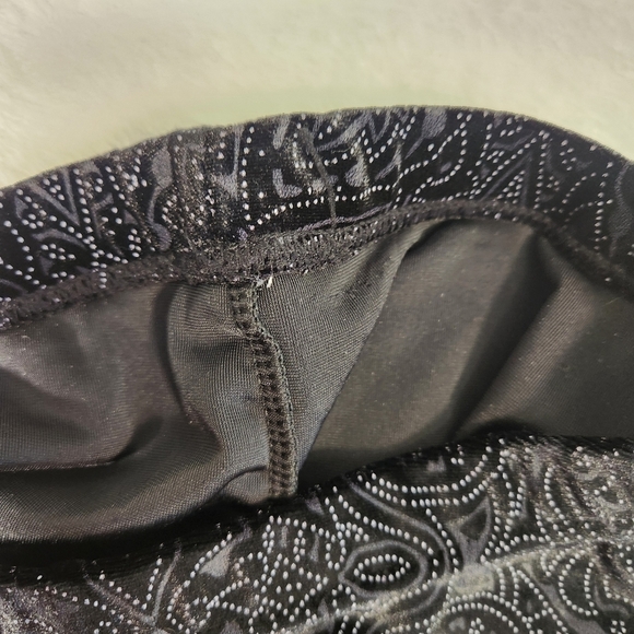 Vintage Velour Print pants leggings size XS - Picture 3 of 9